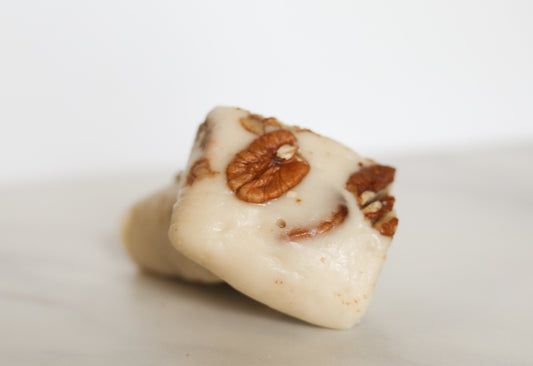 Reduced Sugar Butter Pecan Fudge