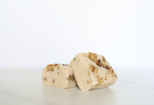 Reduced Sugar Maple Walnut Fudge