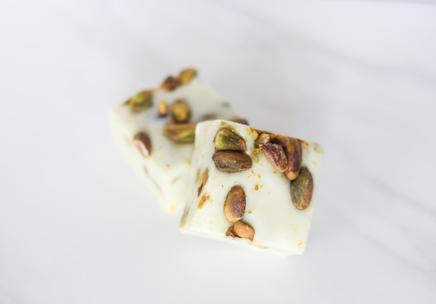 Reduced Sugar Pistachio Fudge