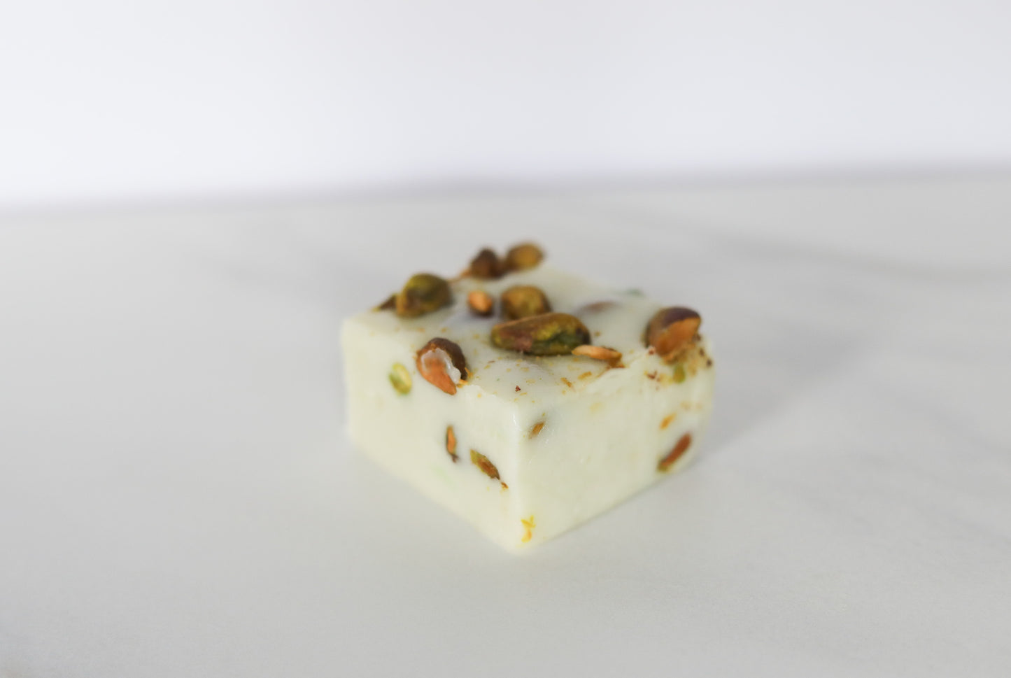 Reduced Sugar Pistachio Fudge