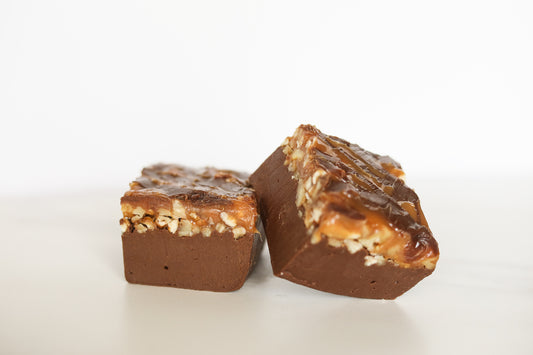 Caramel Pecan Cluster Fudge