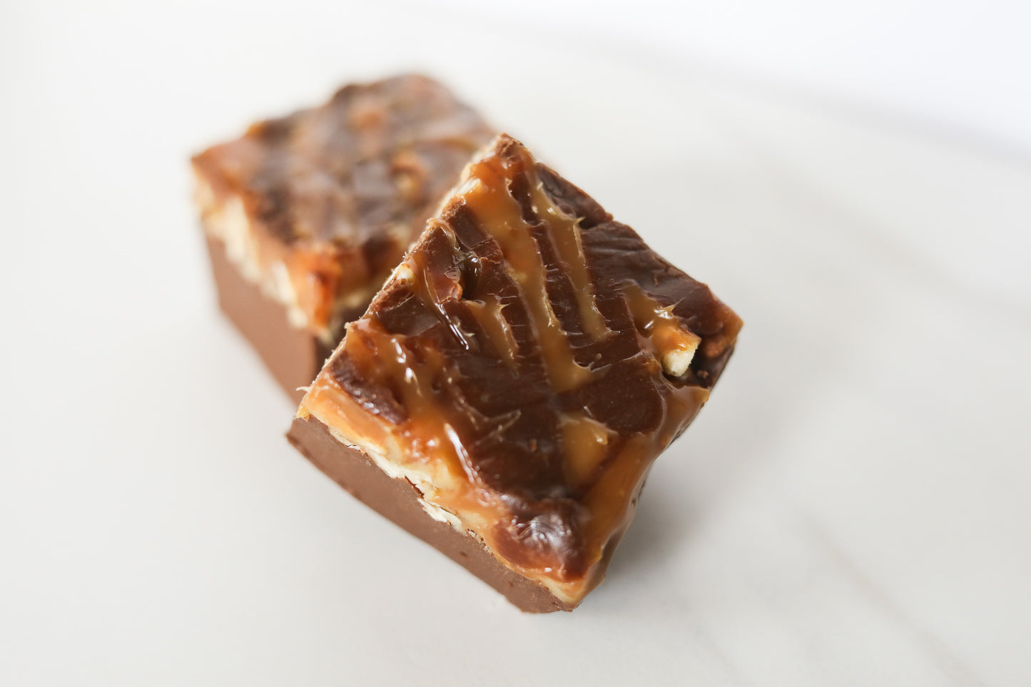 Caramel Pecan Cluster Fudge