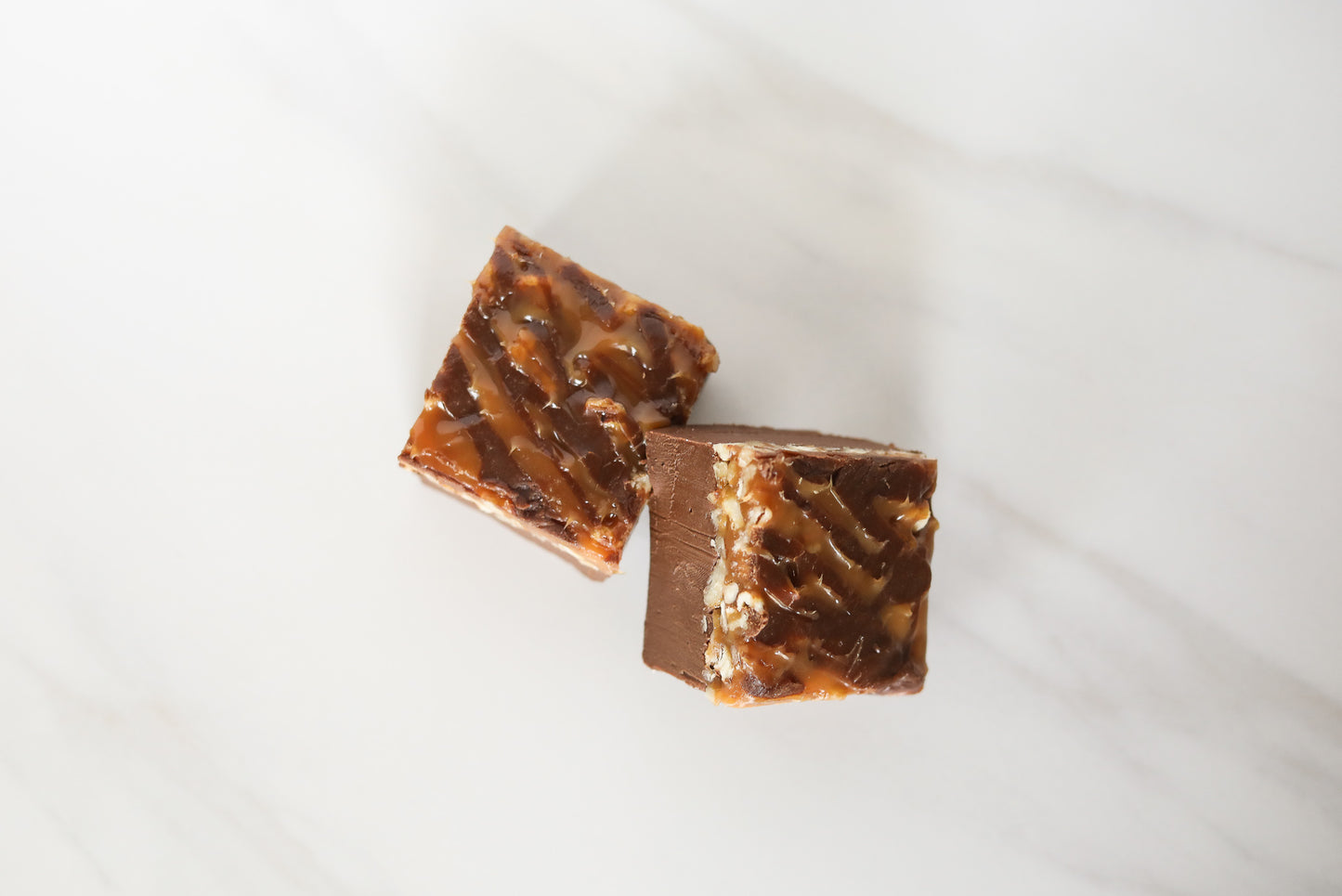 Caramel Pecan Cluster Fudge