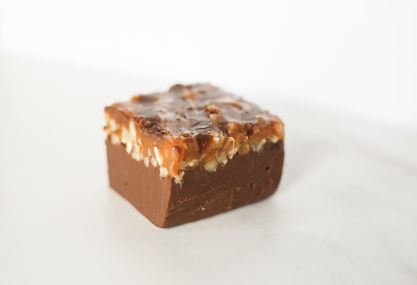 Caramel Pecan Cluster Fudge