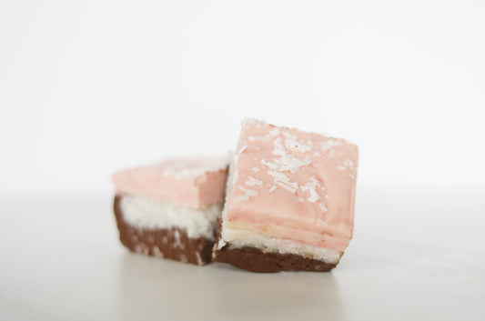 Dark Chocolate Coconut Raspberry Fudge