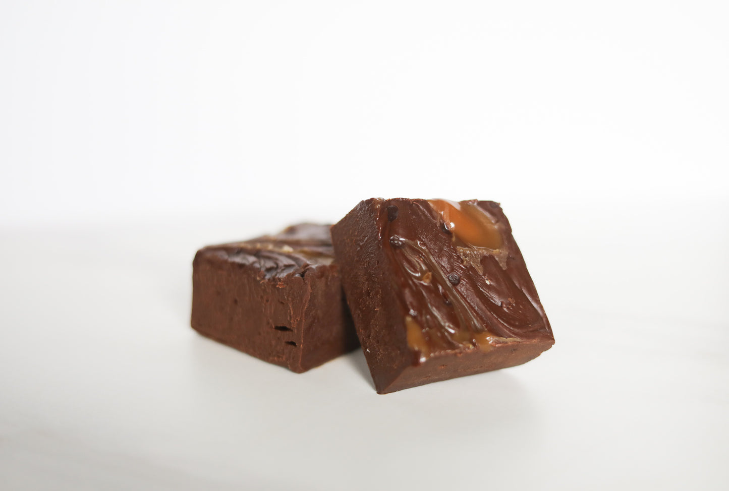 Dark Chocolate Salted Caramel Fudge