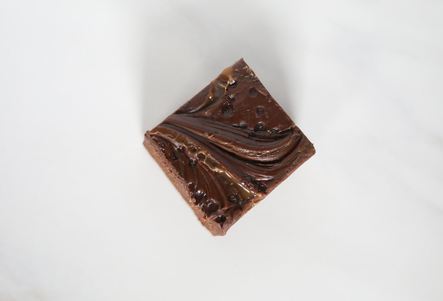 Dark Chocolate Salted Caramel Fudge