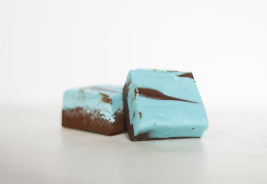 Dark Chocolate Blueberry Fudge