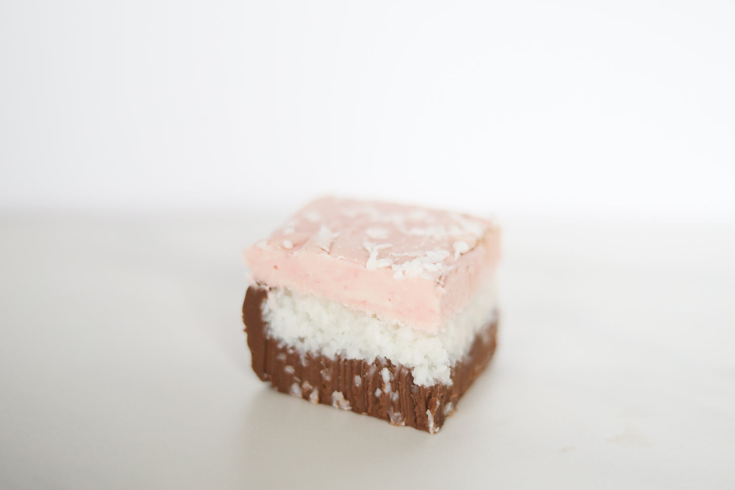 Dark Chocolate Coconut Raspberry Fudge